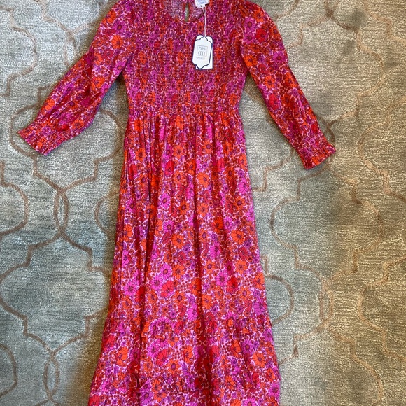 Tuckernuck, Pink City Prints Isabel Classic Dress in Vintage Poppy. Size XS - Picture 4 of 5